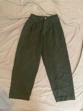 Petite XS Big Bud Press Swamp Green Trousers Women’s